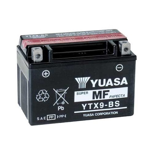 YUASA SUPER MF BATTERY YTX9-BS