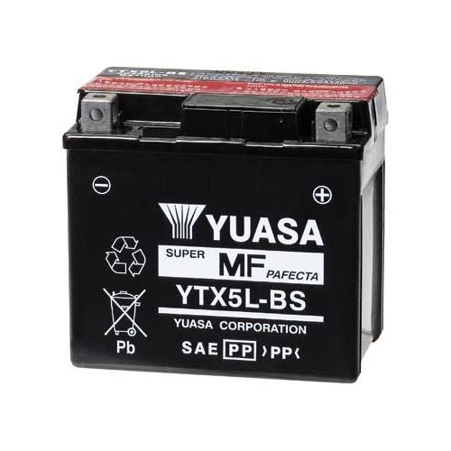 YUASA SUPER MF BATTERY AG200 YTX5L-BS