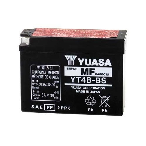 YUASA SUPER MF BATTERY TTR50/90 YT4B-BS