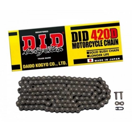 DID #420 D Standard S/Bush 120L RJ - Clip BK