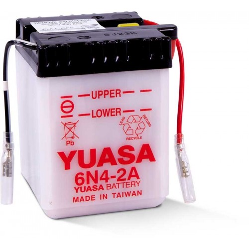 YUASA 6 VOLT BATTERY 6N4-2A