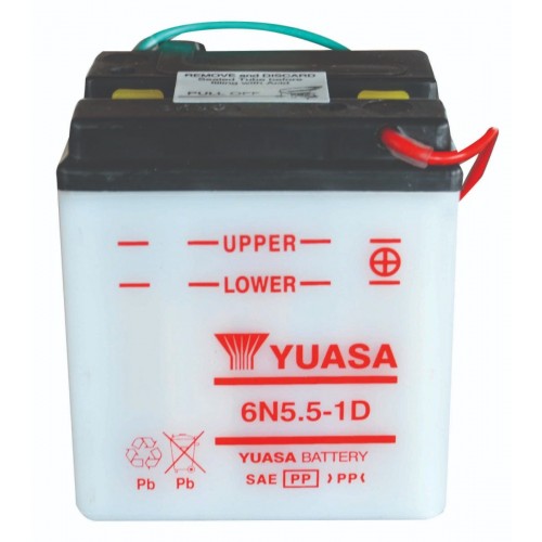 YUASA 6 VOLT BATTERY 6N5.5-1D