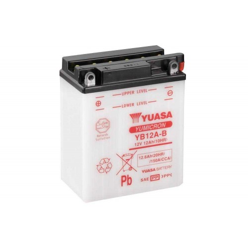 YUASA 12 VOLT YUMICRON BATTERY YB12-AB