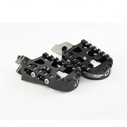 Footpegs Adjustable SUZUKI Black