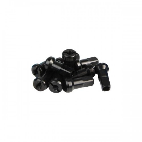 SPOKE Nipple Alloy Rear Black 8G