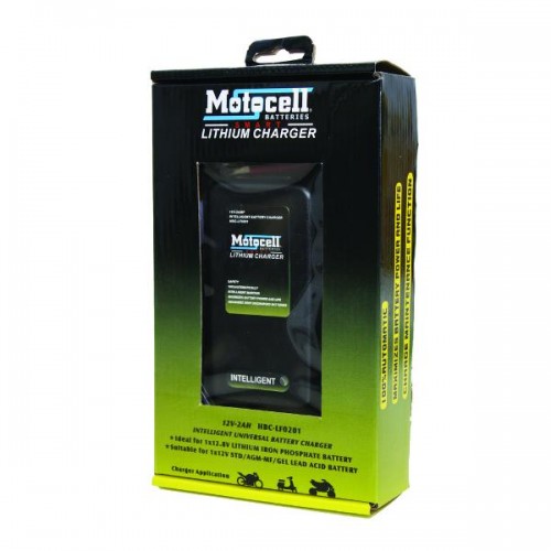 MOTOCELL Lithium Ion Battery Charger 2A