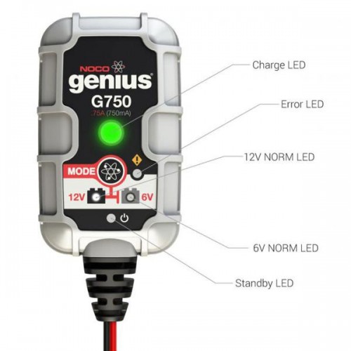 NOCO Battery Charger G750 FOR LA 6 & 12V