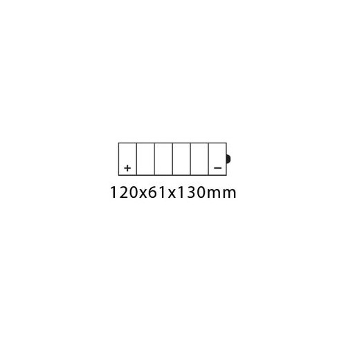 ROADSTAR Battery 12N5-4B CTN 8