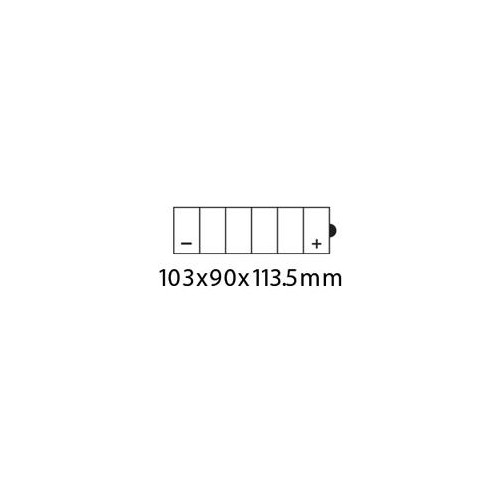 ROADSTAR Battery 12N5.5A-3B CTN 8