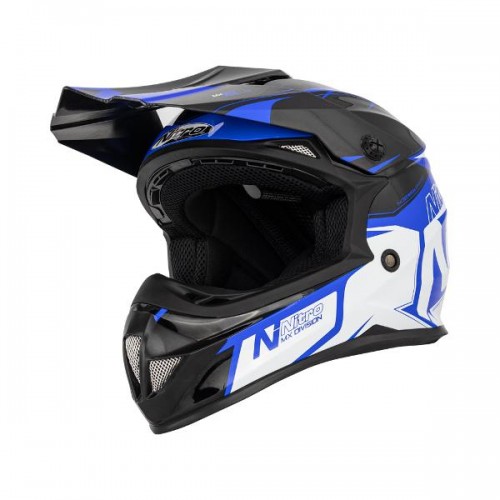 NITRO MX620 PODIUM JNR BLACK/BLUE/WHITE RANGE
