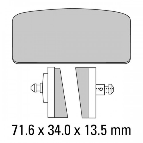 FERODO Brake Disc Pad Set FDB155P