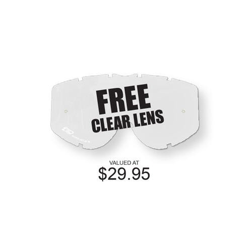 Progrip Menace 3404 Red Goggles