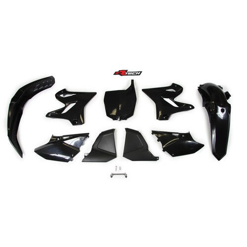 Rtech (Re-Style) Yamaha Black Plastic Kit YZ 125 2002-2019