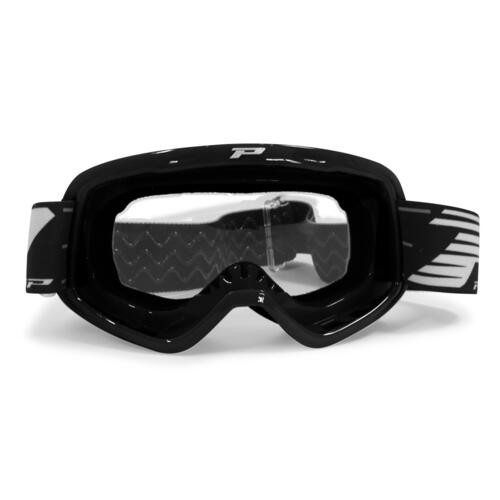 Progrip 3101 Black Kids Goggles With Clear Lens