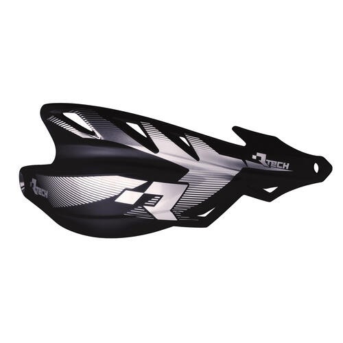 Rtech Black Raptor Wrap Handguards - Includes Mounting Kit